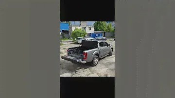 Силова кришка кузова пікапа Nissan Navara. Крышка кузова пикапа Ниссан Навара. Hard tonneau cover.