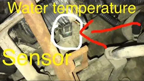 Nissan Maxima Engine Coolant Temperature sensor  Location || CAR WORK ||