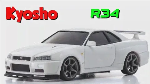 MINI-Z ASC MA-020 Nissan Skyline GT-R V.spec II Nur (R34) Body, White