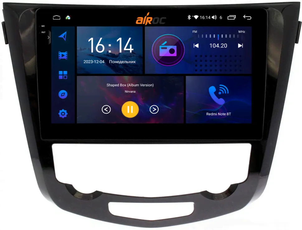 Штатная магнитола Airoc 2K RI-1212 для Nissan Qashqai 2, X-Trail 3, 2014--0