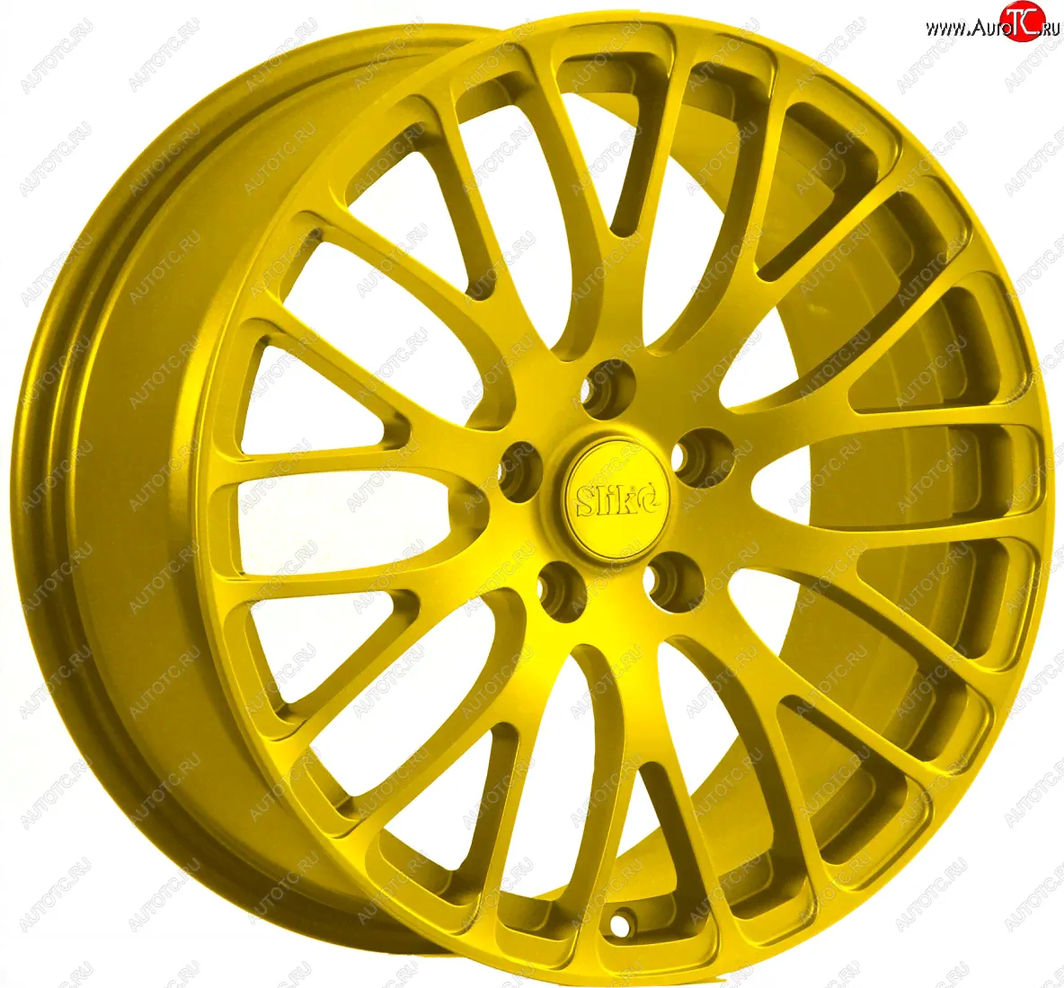 Кованый диск Slik Classic L-813 8.0x18 Nissan Qashqai 1 J10 рестайлинг (2010-2013) 5x114.3xDIA66.1xET40.0 (Candy ярко-желтый (Candy YELLOW))