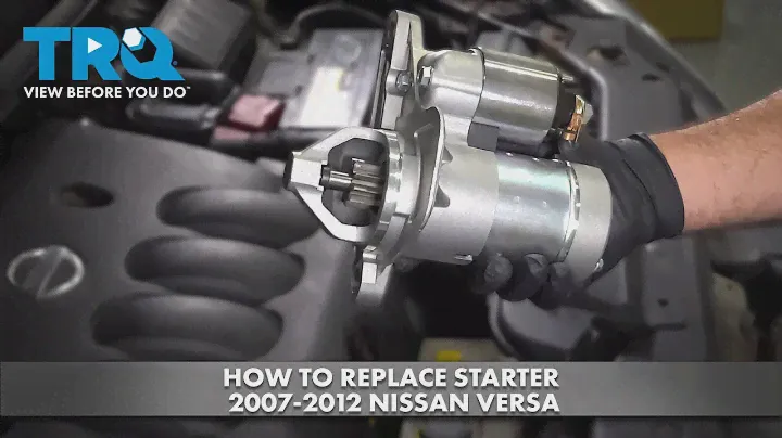 How to Replace Starter 2007-2012 Nissan Versa