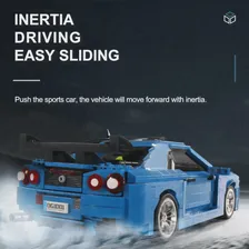 🛍 1286 шт., Детский конструктор Nissan Skyline GTR R34