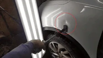 удаление вмятин на переднем крыле Nissan X-Trail