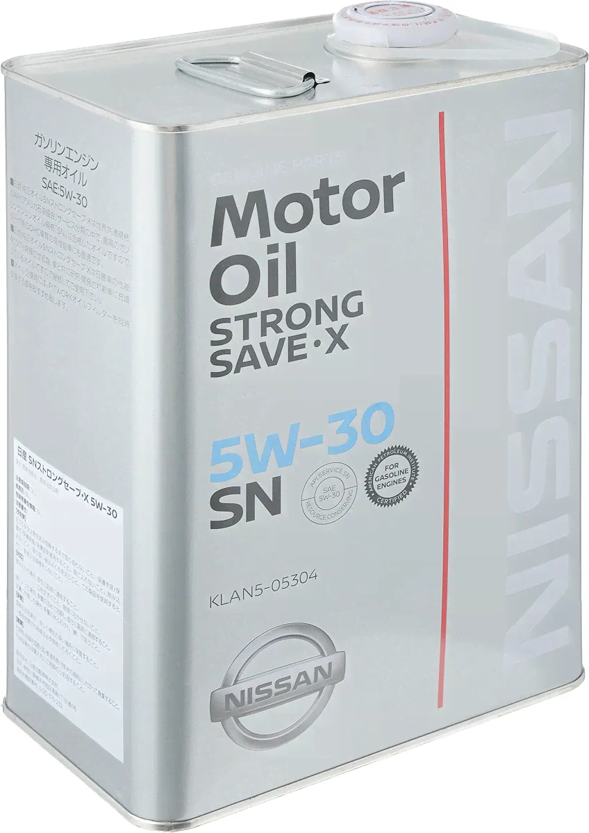 Масло моторное NISSAN Strong save X 5w30 API SN 4L