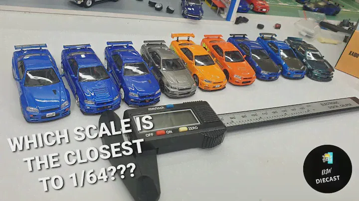 Nissan Skyline GT-R R34 1/64 Scale Comparison | COMPARISON