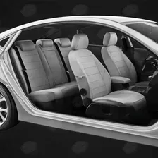 Чехлы для сидений экокожа Nissan Note с 2005-2019 хэтчбек пластик NI19-0201-EC33