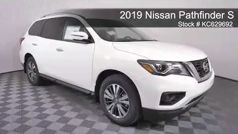 New 2019 White Nissan Pathfinder S Nissan of Cookeville