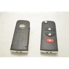 Выкидной ключ 3 кнопки с лезвием Nissan