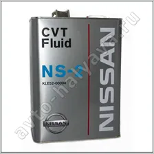 Масло трансмиссионное Nissan "CVT NS-2", 4л KLE52-00004 (вариатор) металл.