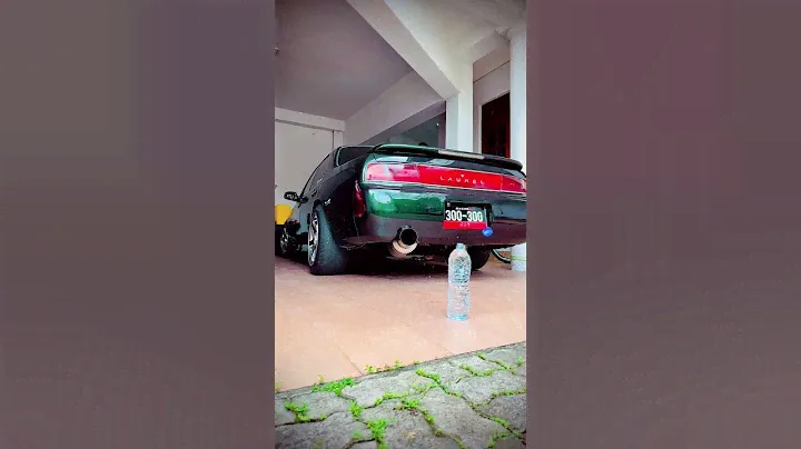 Bottle Cap Challenge By Nissan Laurel C34 in Sri Lanka