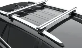 Багажник на рейлинги LUX Элегант для Nissan X-Trail T32 2015-2024 (Крыловидные дуги). Артикул 846233