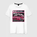 Мужская футболка хлопок Nissan silvia s15
