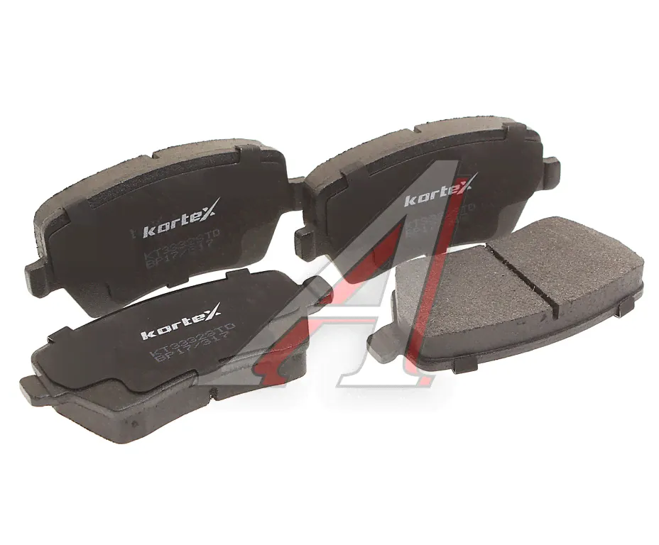Колодки тормозные NISSAN Micra (03-), Note (E11) (06-) RENAULT Clio (05-) передние (4шт.) KORTEX-2