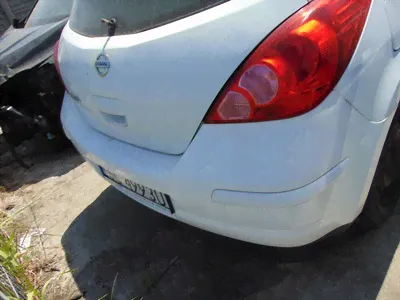бампер задняя задний заднего nissan tiida qm1-0