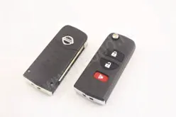 Ключ выкидной Nissan 3 кнопки свет NSN14.