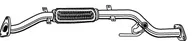 BOSAL 803-077. Труба глушителя приемная\ Nissan Almera 1.5i/1.8i 16V 00-02