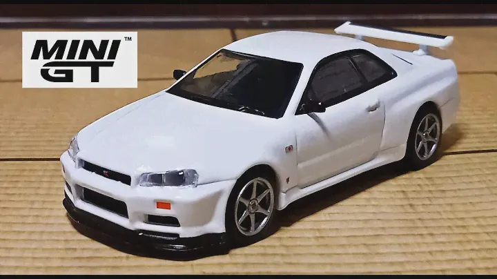 Mini GT No.397: Nissan Skyline GT-R (R34) V-Spec N1 White