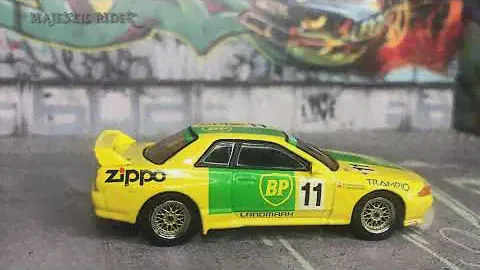 TUNER TUESDAY EPISODE 42- Mini-GT 1/64 2021 NISSAN GT-R R32 11 BP zippo