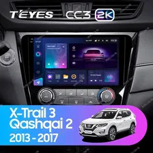 Штатная магнитола Teyes CC3 2K 4/32 Nissan X-Trail 3 T32 (2013-2021) F2 климат контроль Тип-C