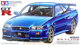 Tamiya 24210 1:24 Nissan Skyline GT-R V-spec R34 (Ниссан «Скайлайн GT-R V-Spec» R34)