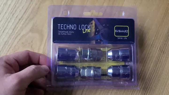 Секретные гайки на литые диски Techno Lock Lite K416444X2 для Nissan Leaf 2015