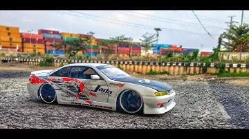 Unboxing Nissan S14 (240sx) Option-D Robo samurai diecast, Jada Toys scale 1/24 (HTF)