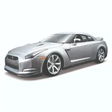 Bburago 1:18 - Nissan GT-R R35 2009 - Серебро