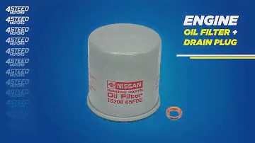 Engine Oil Filter 15208-65F0E + Drain Plug 4STEED MOTORS 11026-JA00A