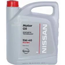 Масло моторное 5w40 NISSAN 5л синтетика KE90090042R