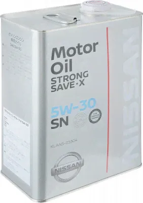 Моторное масло NISSAN SN STRONG SAVE X 5W-30, 4л