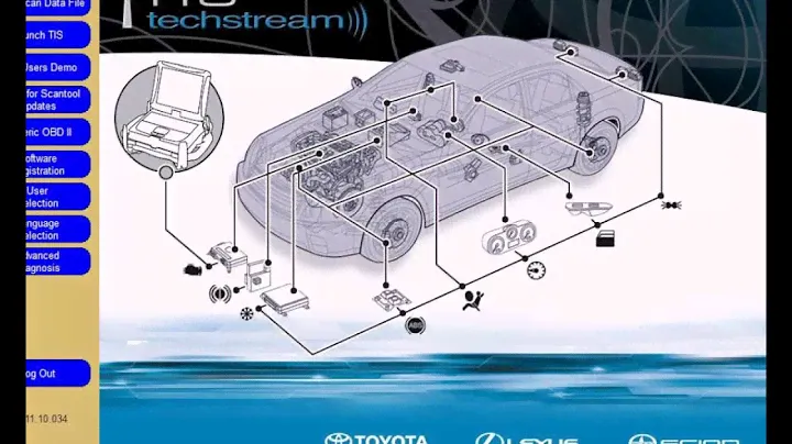 Установка ToyotaTechstream для работы с адаптером NISSAN 3LINE