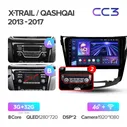 Магнитола Teyes CC3 6-128 Nissan X-Trail 3 T32 2013-2022 климат (AB) 10.2"