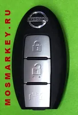 Nissan Leaf (2017+) - оригинальный смарт ключ, 3 кнопки