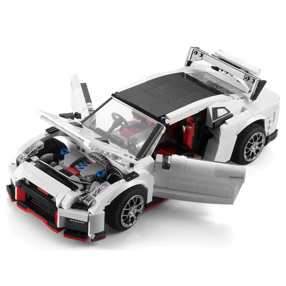 Конструктор CADA deTech Nissan GTR R35 (1322 детали) - C61020W-1