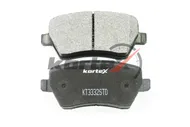Колодки тормозные NISSAN Micra (03-), Note (E11) (06-) RENAULT Clio (05-) передние (4шт.) KORTEX