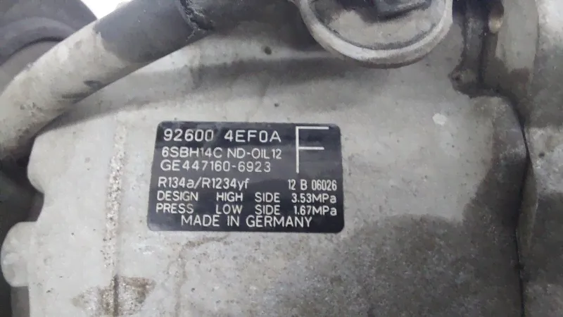 Компрессор кондиционера Nissan X-Trail 2019 T32 MR20DD 926004EF0A в Москве-4