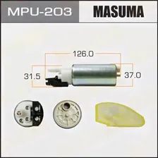 Бензонасос (топливный насос) Masuma для Nissan Tiida I 2007-2012. Артикул MPU-203