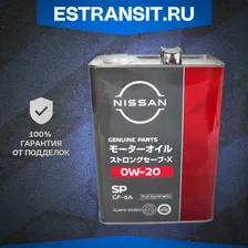 Масло моторное NISSAN Petrol 5W-30 SN STRONG SAVE X