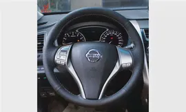 Кожаная отделка руля Nissan X Trail 2014