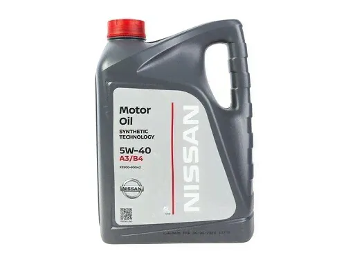 Масло моторное 5w40 NISSAN 5л синтетика KE90090042R