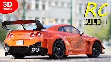 Nissan GTR r35 Liberty Walk Silhouette - 3Dprinted RC | @mfactory33_builds
