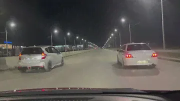 Nissan Note E-Power Nismo S vs MMC Evo GTA with launch