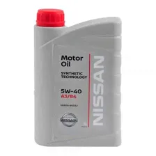Масло моторное NISSAN 5W40 синтетика 1л KE90090032R