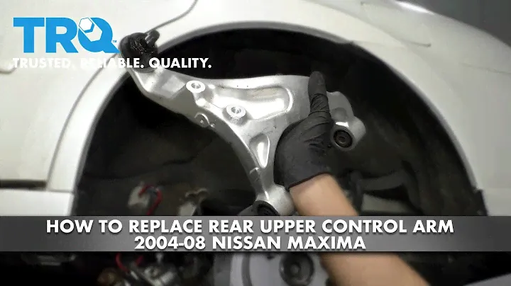 How to Replace Rear Upper Control Arm 2004-08 Nissan Maxima