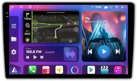 Магнитола для Nissan Rogue T33, X-Trail T33 2020+ (без штатного 360, вариант 1) - FarCar 9609F1M на Android 13, QLED+2K, ТОП процессор, CarPlay, 4G SIM-слот