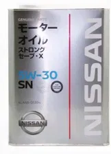 KLAN505304, Масло моторное NISSAN Strong Save X синт. 5W-30 4л.