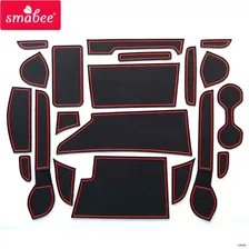 Нескользящие коврики smabee для NISSAN NOTE E POWER NISMO (E12/HE12/NE12) красные/белые/черные