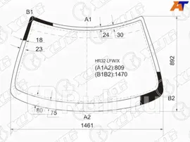 HR32 LFW/X - Лобовое стекло (XYG) Nissan Skyline R32 (1989-1993)