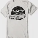 🛍 Футболка Nissan Silvia S15, рубашка JDM футболка S14, с японским автомобилем, для мужчин и женщин, размеры с принтом вручную